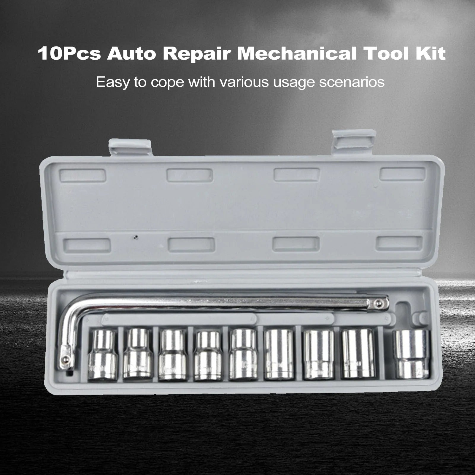 10 Piece High Quality Socket Wrench Set Spanner - Best Quality Tool Kit